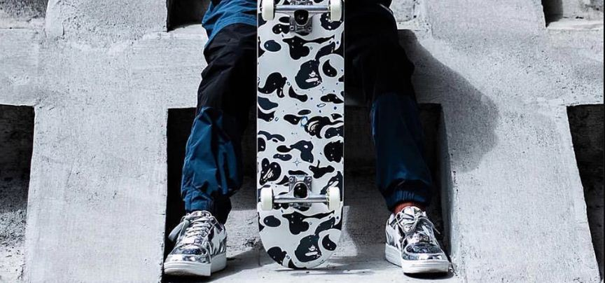 BAPE Rilis Space CAMO Skateboard Minggu Ini!